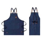 Cotton Canvas Cross Back Adjustable Apron