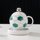 Football-Shaped Ceramic Mug