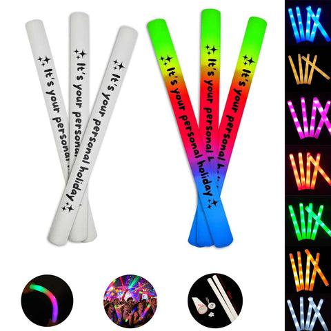 19" Led Foam Sticks