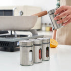 Stainless Steel Spice Jar With Shaker Lid