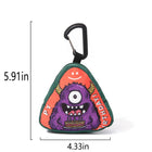 Polyester Mini Crossbody Coin Key Organizer