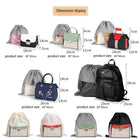 Shoe Bags Non-Woven Drawstring Shoes Organizers Set Of 5