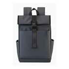 Roll-Top Nylon Backpack