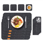 Personalized Felt Cloth Placemats Set