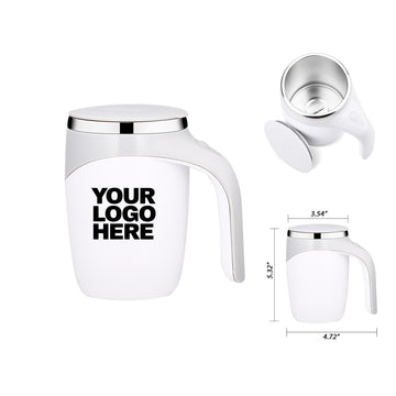 Stainless Steel Magnetic Automatic Stirring Coffee Mug