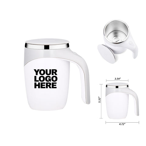 Stainless Steel Magnetic Automatic Stirring Coffee Mug