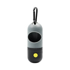 Pet Poop Bag Dispenser W/ Safety LED Flashlight & Carabiner