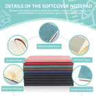 Soft Touch Minimalist Notebook - Ocean