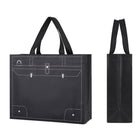 Black Novelty Laminated Non-Woven Shopping Tote