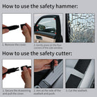 2-in-1 Emergency Car Escape Tool