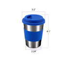 Stainless Steel Cups with Heat-insulated Sleeves