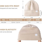 Satin Lined Winter Beanie Hats