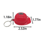 Glowing Hard Hat Bottle Opener Keychain