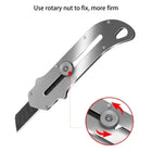 Retractable Stainless Steel Heavy-Duty Utility Knife