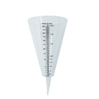 Rain Gauge with Scale Transparent Cone Rain Measuring Cup