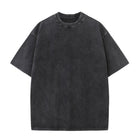 Unisex Cotton Short Sleeve Vintage Washed Basic Tees
