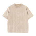 Unisex Cotton Short Sleeve Vintage Washed Basic Tees