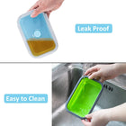 27Oz Collapsible Food Storage Containers With Airtight Lid