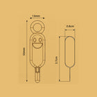 Smiley Face Sim Card And Sim Ejector Pin Set