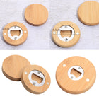 Bamboo Coaster With Bottle Opener