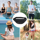 Large Crossbody Fanny Pack With 4 Zipper Pockets For Travel
