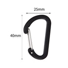 No. 4 D-Type Aluminum Alloy Spring Buckle