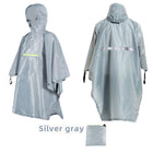 Hooded Rain Poncho Unisex Long Raincoat