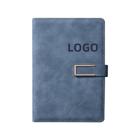 A5 PU Business Notebook Fashion Notebook Metal Notebook
