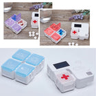 4-Alarm Pill Reminder Digital Timer & Detachable Boxes