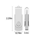 8GB Metal Rotating USB Drive