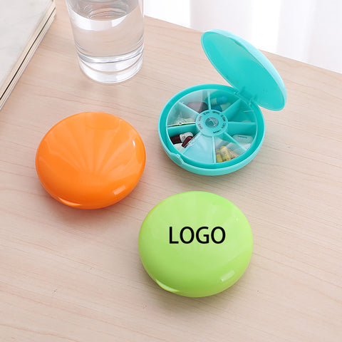 7-Compartment Rotating Seal Pill Organizer