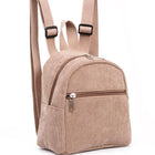 Embroidered Corduroy Stylish Women's Backpack