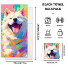 2-in-1 Beach Towel Folds As Bag
