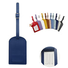 Metal Buckle Leather Luggage Tag