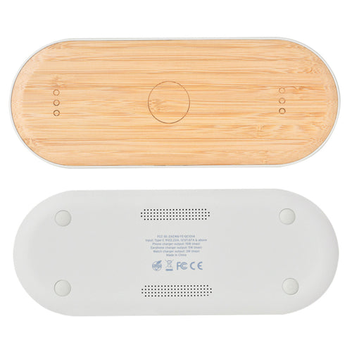 Bamboo Wood Wireless Charger
