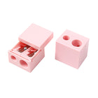Square Pencil Sharpener With Two Holes