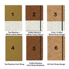 A5 Eco-Friendly Cork/Tea/Coffee Grounds Cover Notebook