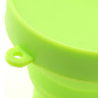 6oz Foldable Silicone Travel Camping Cup with Lid