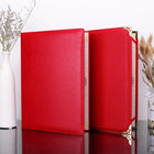 PU Leather Recitation Speech File Folder