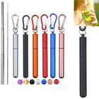Travel Drinking Straws with Metal Case