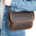 Crazy Horse Leather Men's Single - Shoulder Bag