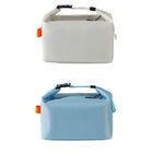 Foldable Oxford Cloth Insulated Lunch Bag With Zipper Closure