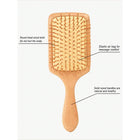 Natural Wooden Bamboo Hair Brush