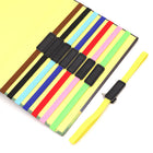 Elastic Bookmark Guide with PU Leather & Metal Pointer