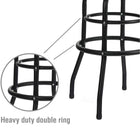 PU Leather Seat Tall Metal Bar Stool