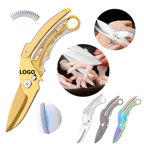 Heavy-Duty Stainless Steel Poultry Kitchen Scissors