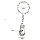 Custom Metal Boxing Gloves Keychain Pendant Keyring