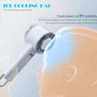 Cooling Handheld Fan With Ice Rubbing Pad