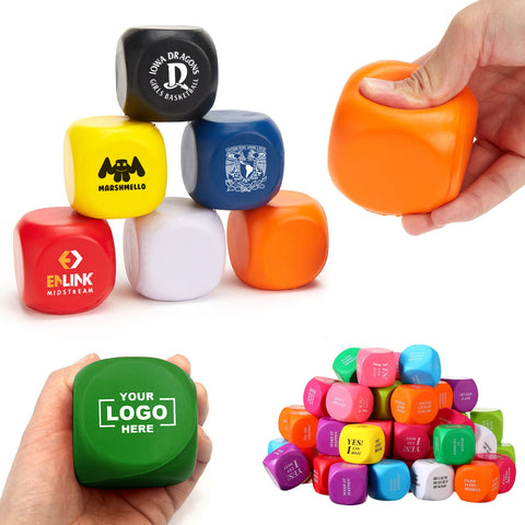 Dice Shaped Stress Ball