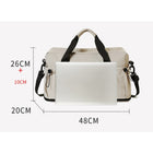 Women Waterproof Expandable Gym Bag Travel Luggage Organizer